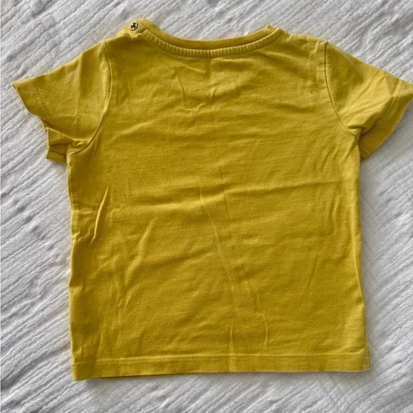 Baby Boden Mustard Octopus Tee - Picture 2 of 3